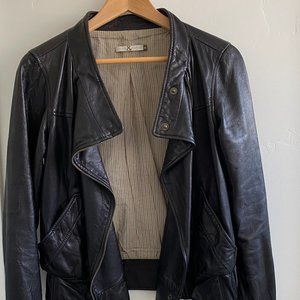 MIKE & CHRIS Lambskin Leather Motorcycle Jacket